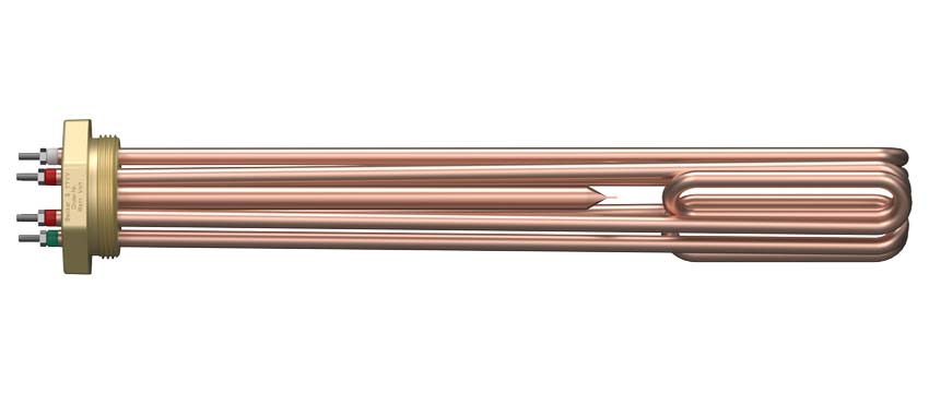 Tubular elements in copper