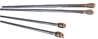 Double insulated tubular heating elements